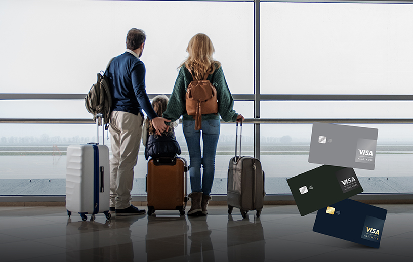 Travel comfortably with the Visa Platinum card and Fast Track service